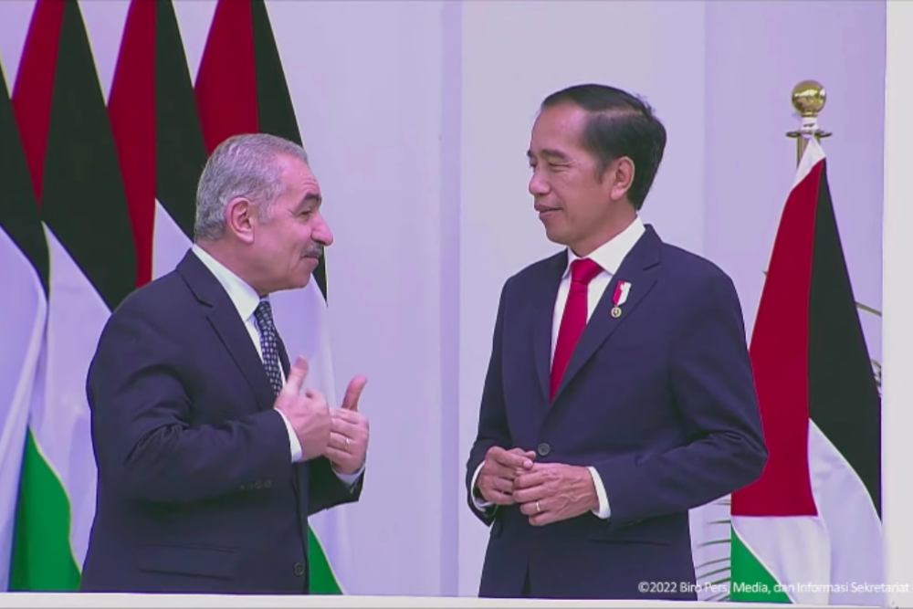  Terima Kunjungan PM Mohammad Shtayyeh, Jokowi: Palestina Sahabat Indonesia!