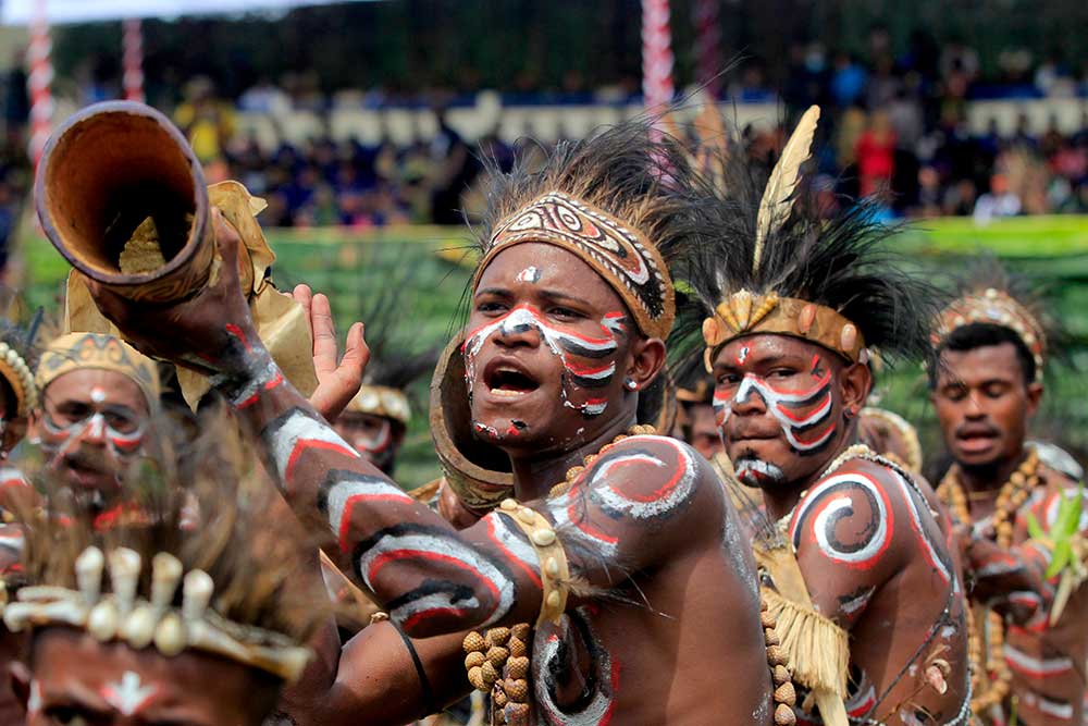  Pembukaan Kongres Masyarakat Adat Nusantara di Papua