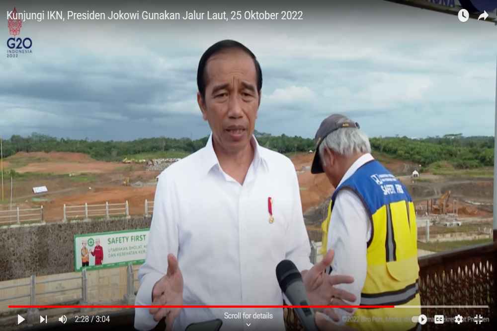  Viral Bunyi Nyaring HP Menteri Basuki Saat Dampingi Jokowi di IKN