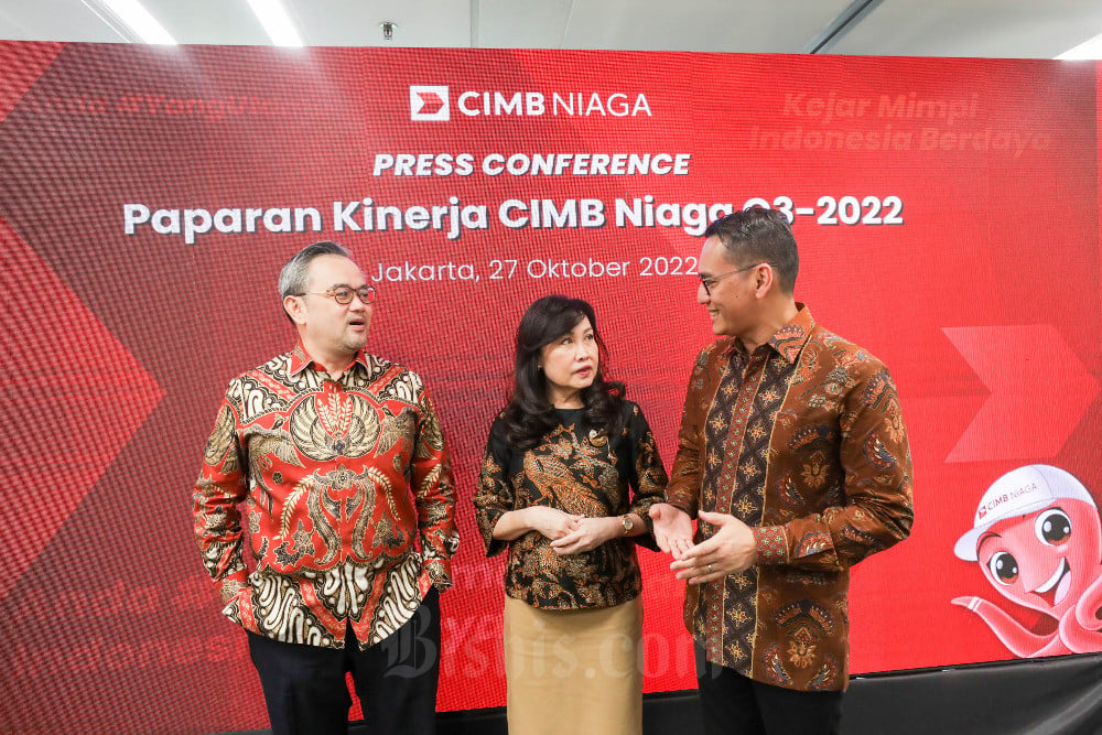  Bank CIMB Niaga Catatkan Laba Sebelum Pajak Sebesar Rp5 Triliun Pada Triwulan III/2022