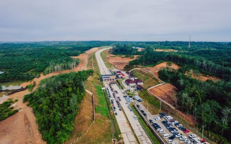  Tol Pekanbaru-Bangkinang Beroperasi, Progres Tol Bangkinang-Pangkalan Sudah 65 Persen