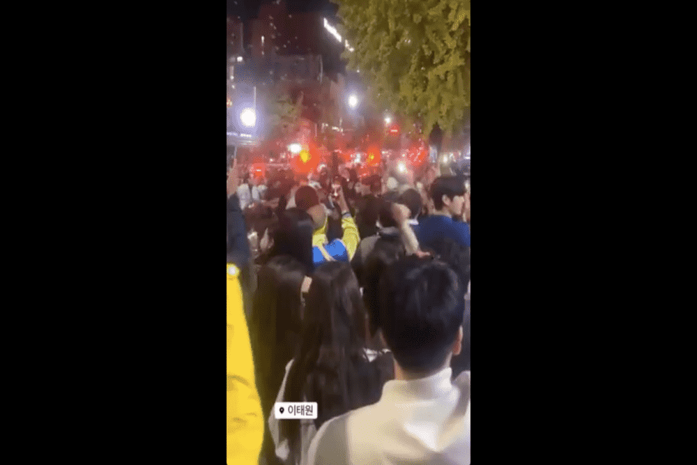  Viral! Warga Korsel tetap Asik Joget di Tengah Evakuasi Mayat Tragedi Itaewon, Netizen: Egois!