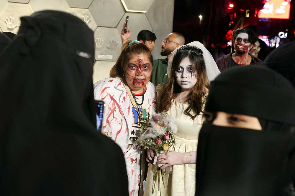  Keseruan Pesta Halloween di Riyadh Arab Saudi