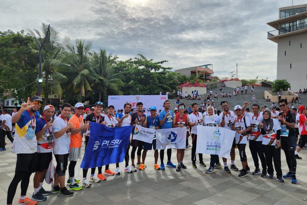  Meriahkan IFG Labuan Bajo Marathon 2022, Lima Atlet Pupuk Kaltim Masuk 10 Besar Kategori 10K