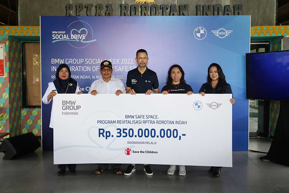  Sambut BMW Social Week 2022, BMW Group Indonesia Resmikan BMW SAFE SPACE di RPTRA Rorotan Indah