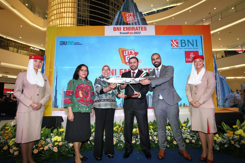  BNI dan Emirates Gelar Pameran Perjalanan Bertabur Program Promo