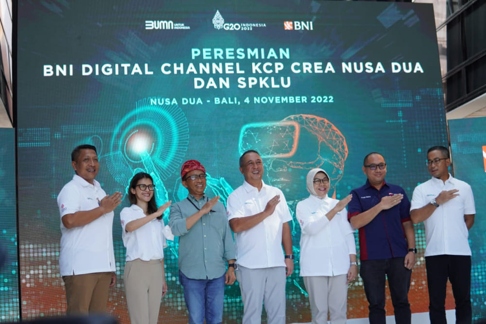  Dukung G20, BNI Siapkan Digital Channel dan SPKLU Crea Nusa Dua