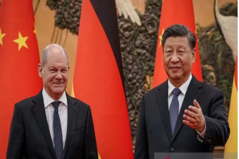  Konselir Jerman Olaf Scholz Minta China Desak Rusia Hentikan Perang di Ukraina