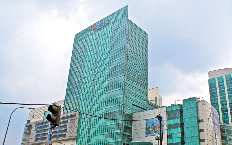 Gedung SCTV, kantor pusat PT Surya Citra Media Tbk./sctv