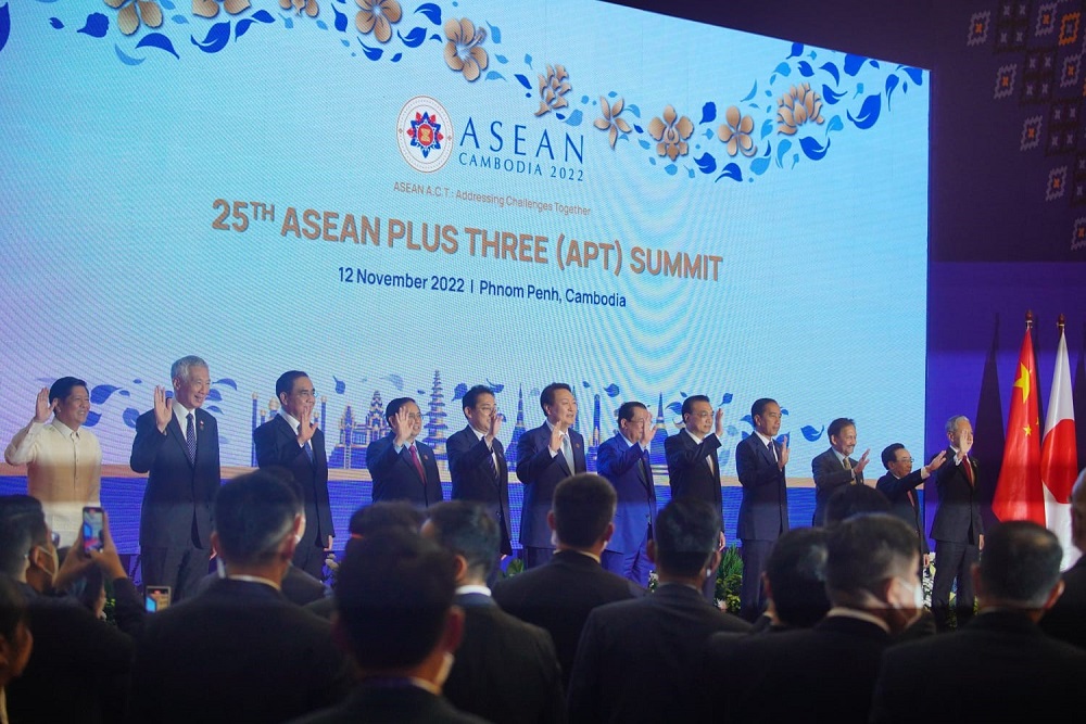 Foto: Kegiatan KTT ASEAN Plus Three di Kamboja 