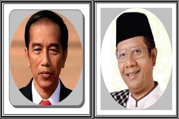  Tawa Jokowi dan Iriana saat dengar Cerita Mahfud soal Tongkat Kapolri