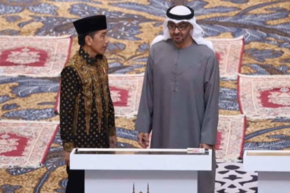  Jokowi dan MBZ Resmikan Masjid Raya Sheikh Zayed di Solo