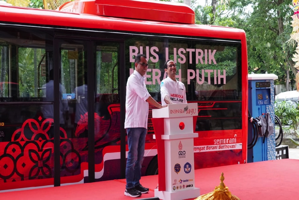 Bus Garapan Universitas di Indonesia Layani Delegasi KTT G20