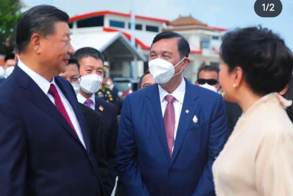  Luhut Bangga Bisa Jemput Xi Jinping di Bali untuk Hadiri KTT G20