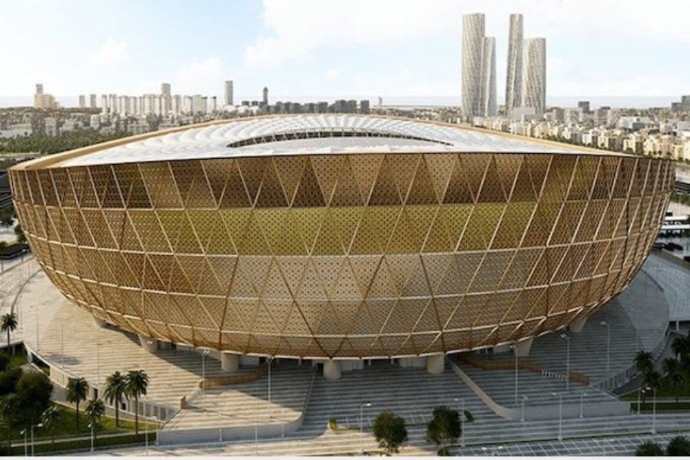 Qatar sebagai tuan rumah Piala Dunia 2022 menyediakan delapan stadion untuk menggelar seluruh pertandingan. Salah satunya adalah Lusail Iconic Stadium, yang terletak di kota Lusail, Qatar./Istimewa