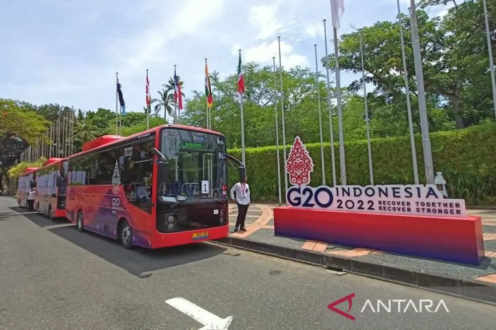  Sensasi Menaiki Bus Listrik selama KTT G20 Bali