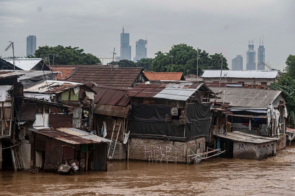 Banjir Jakarta 17 November, 3 Ruas Jalan dan 7 RT Tergenang