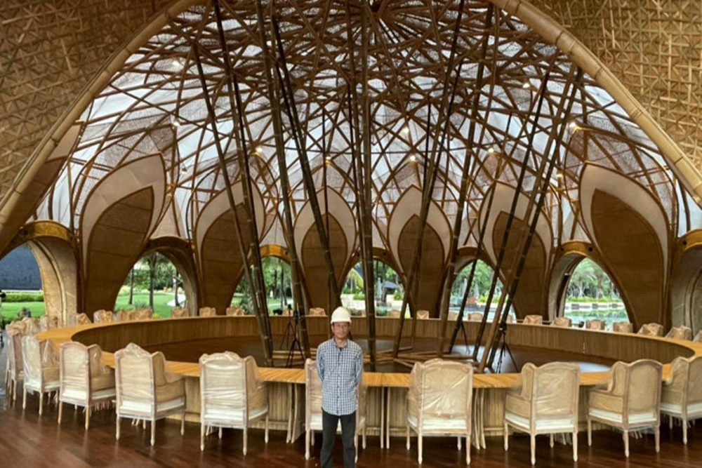 Bamboo Dome Lokasi Makan Siang G20, Ternyata Dibuat Hanya dalam 3 Minggu