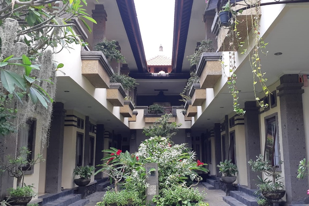 Penginapan Sari Inn di kawasan Nusa Dua, Badung, Bali/Bisnis - Harian Noris Saputra. 