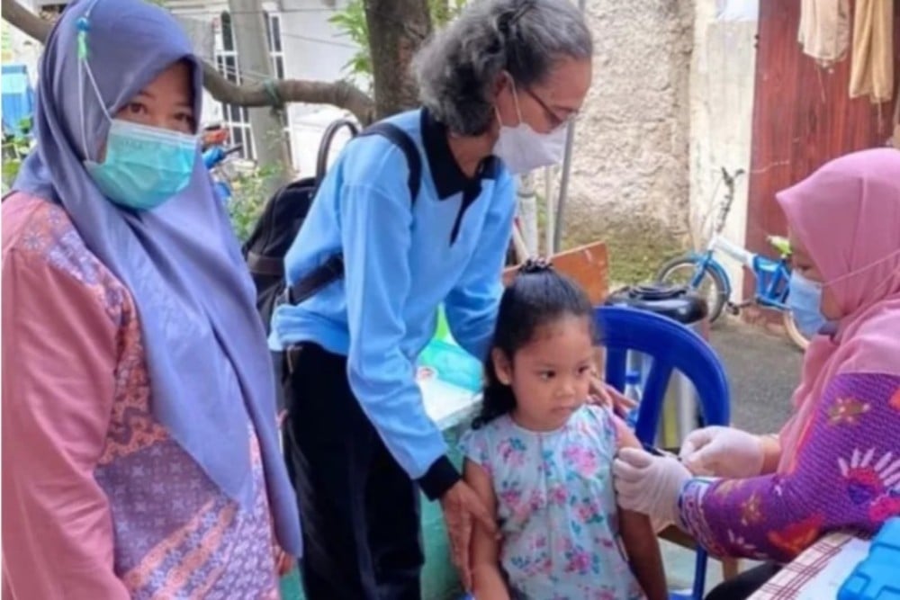  Heru Budi Gencarkan Vaksinasi Polio di Jakarta