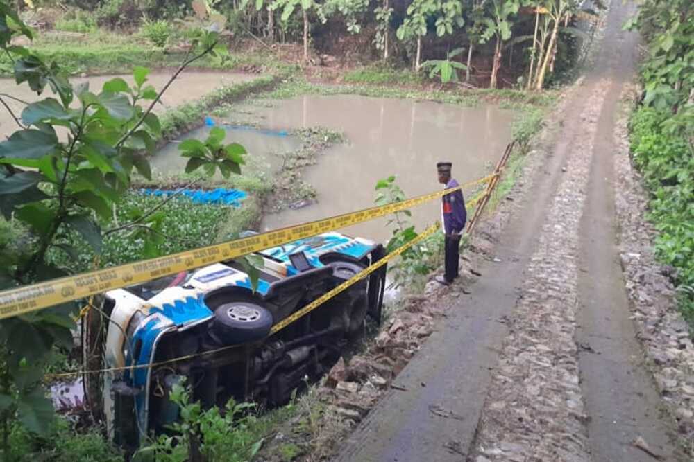  Kecelakaan Minibus di Wonogiri, 8 Orang Meninggal