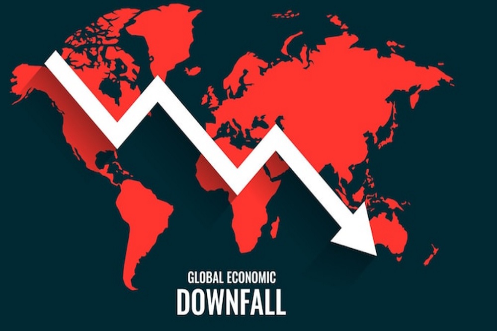 Ilustrasi krisis keuangan global. /Freepik