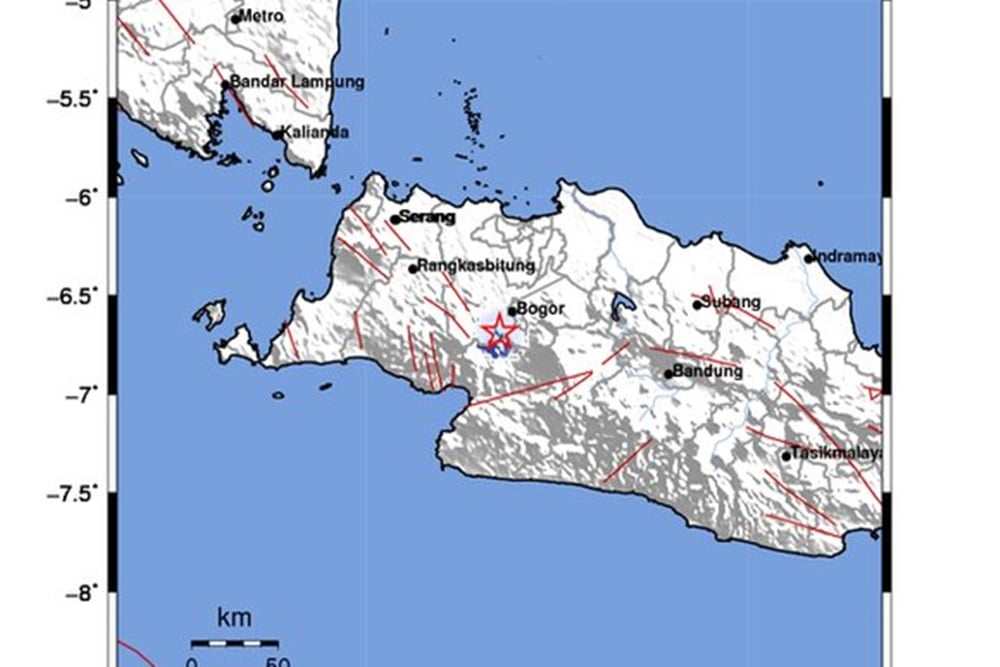  Bogor Diguncang Gempa Magnitudo 3,1