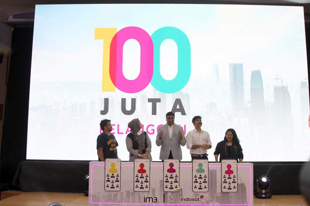  Indosat Ooredoo Hutchison (IOH) Rayakan Pencapaian 100 Juta Pelanggan