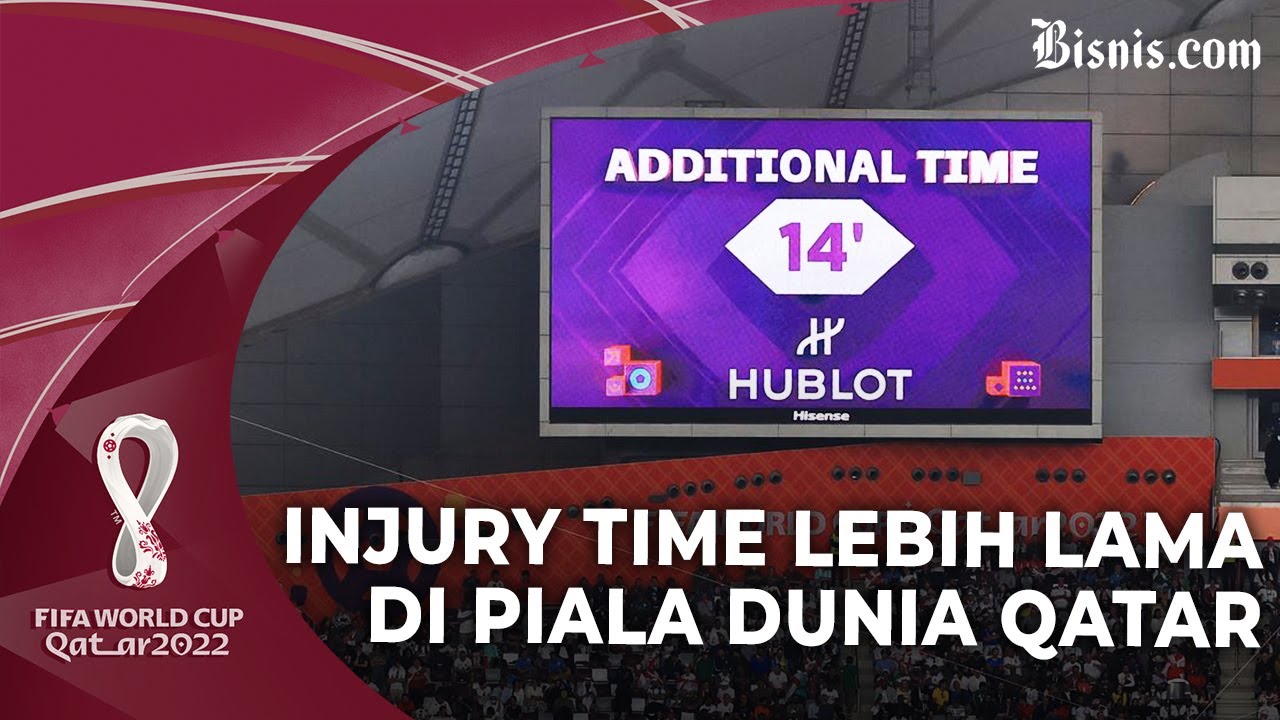  Kenapa Injury Time Piala Dunia Lebih Lama? Ini Penjelasannya