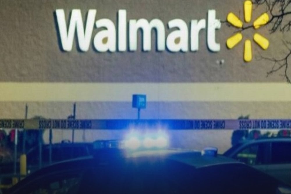 Penembakan di supermarket Walmart di Virgina, Amerika Serikat (AS) pada Selasa (22/11/2022). Tujuh orang tewas termasuk pelaku yang bunuh diri dengan cara menembak dirinya sendiri./Istimewa