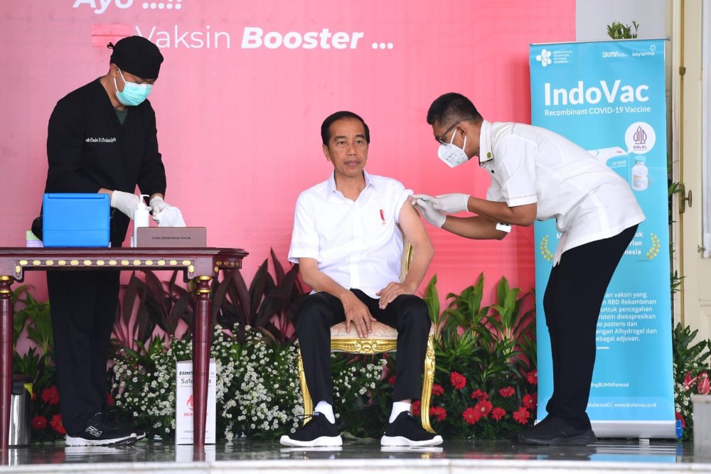 Jokowi Di-booster IndoVac, Erick Thohir: Bukti Vaksin Anak Bangsa Berkualitas