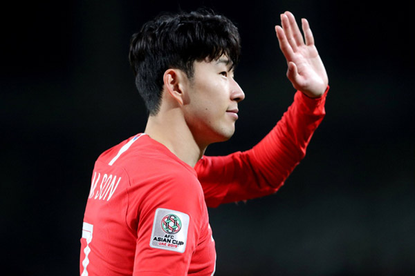 Pemain andalan Timnas Korea Selatan Son Heung-min./Reuters-Suhaib Salem