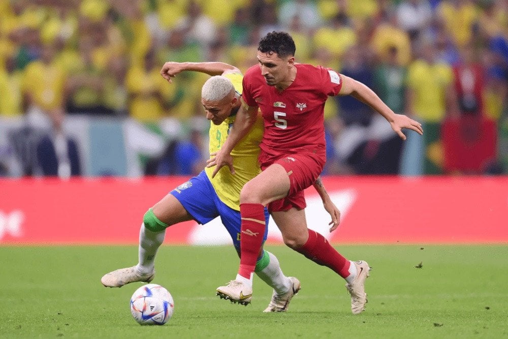  Hasil Brasil vs Serbia: Tim Samba Dibuat Buntu pada Babak Pertama