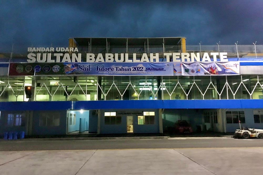  Persiapan Bandara Sultan Babullah Sambut Sail Tidore 2022