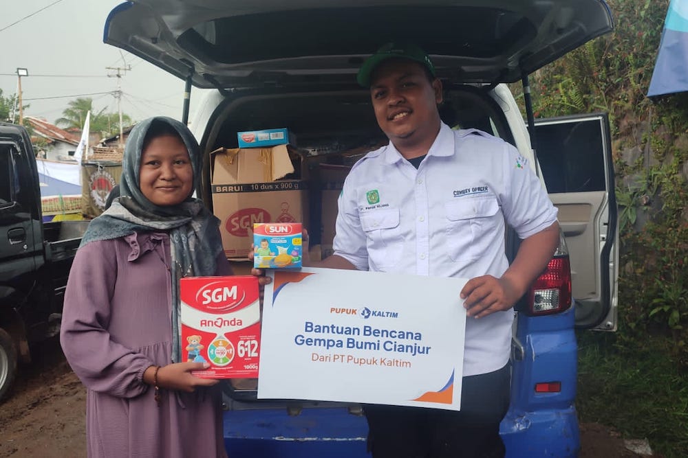  Peduli Bencana, PKT Proaktif Salurkan Bantuan Logistik Bagi Korban Gempa Cianjur