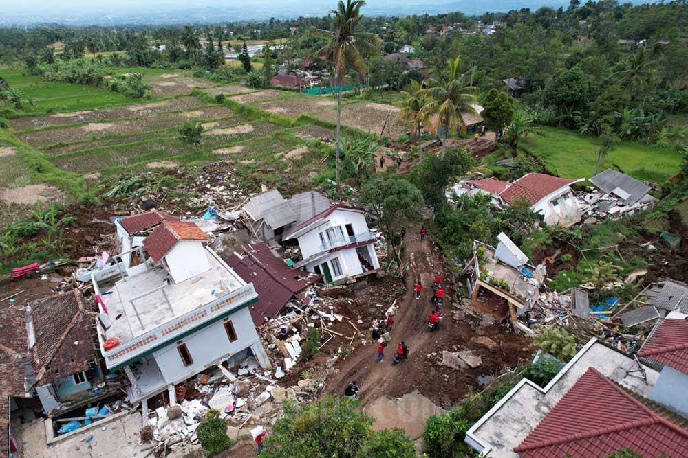  Kondisi Terkini Cianjur Pasca Gempa, Korban Meninggal Dunia Terus Bertambah