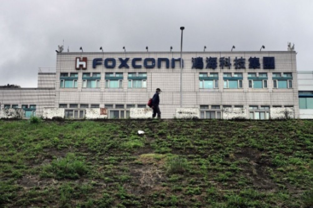 Pabrik iPhone terbesar di dunia di Kota Zhengzhou China milik Foxconn./Bloomberg