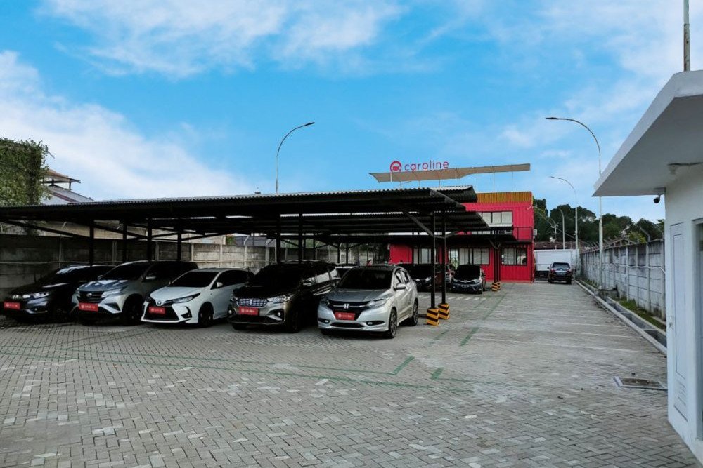 Suasana dealer mobil bekas Caroline di Medan, Sumatra Utara/Caroline
