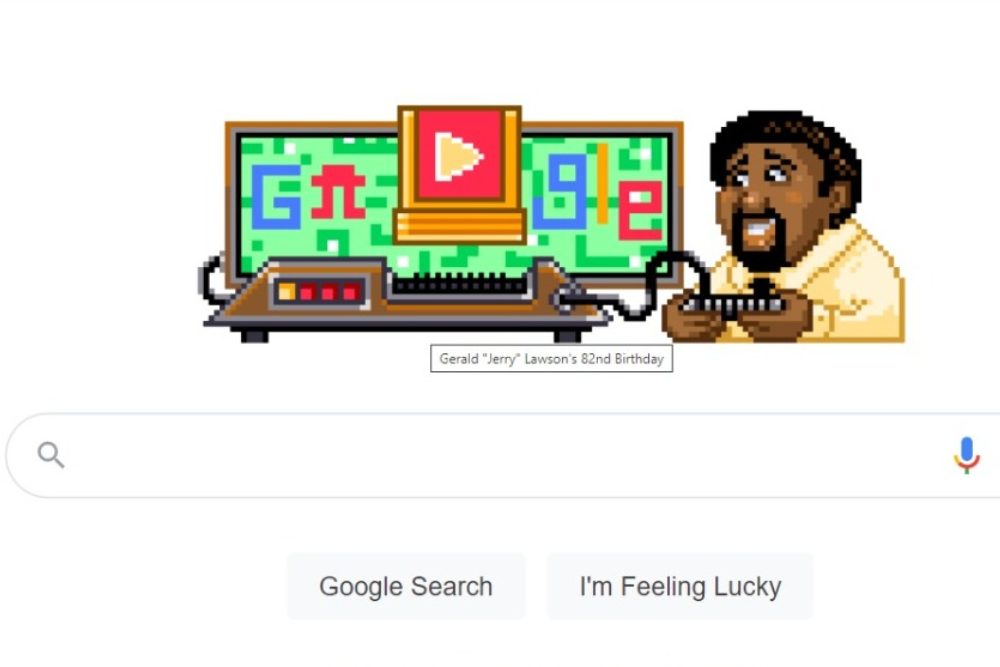 Gerald 'Jerry' Lawson menjadi Doodle Google hari ini, Kamis (1/12/2022)./tangkapan layar