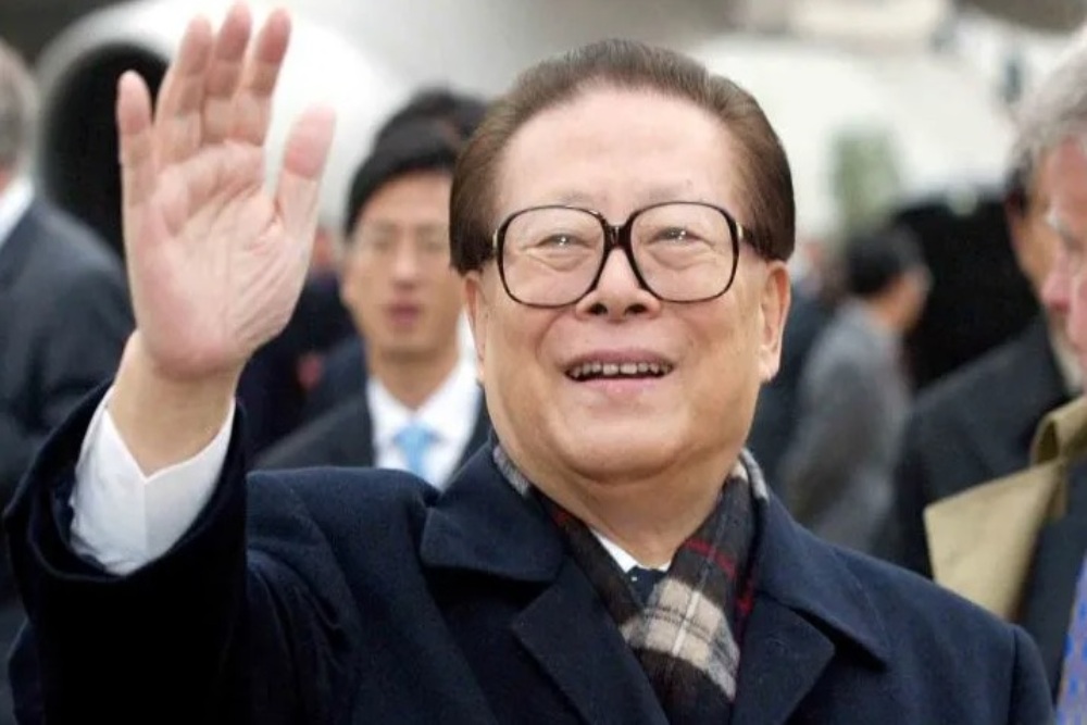 Mantan Presiden China Jiang Zemin meninggal di Shanghai pada Rabu (30/11/2022)./Antara