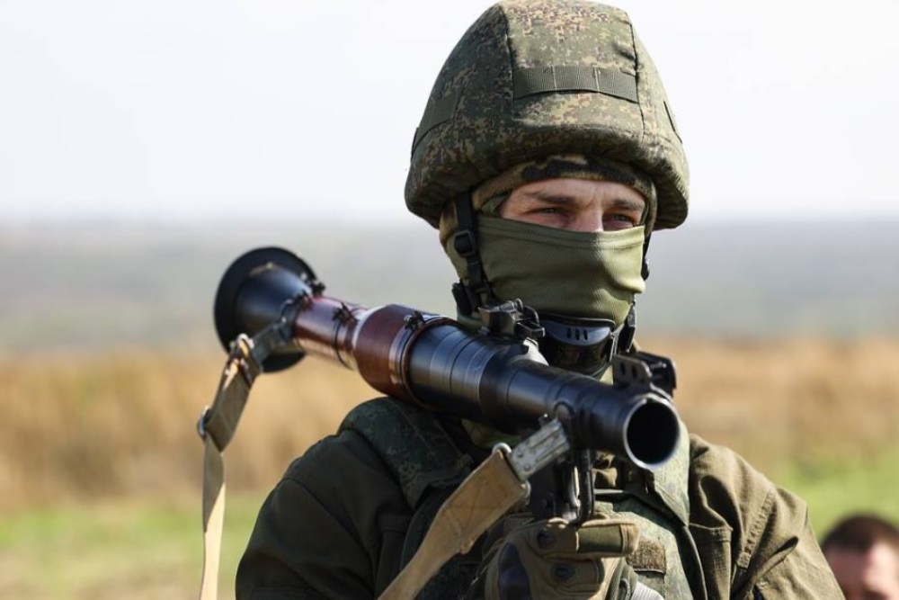 Tnetara Rusia dalam agresi militer di Ukraina./Istimewa