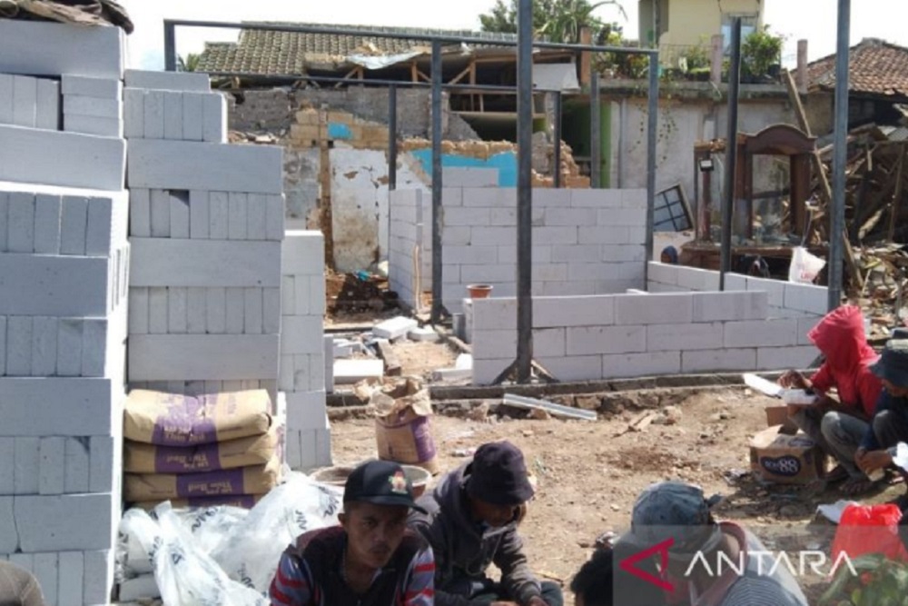  Pemkab Cianjur Bangun Percontohan Rumah Tahan Gempa di Nagrak