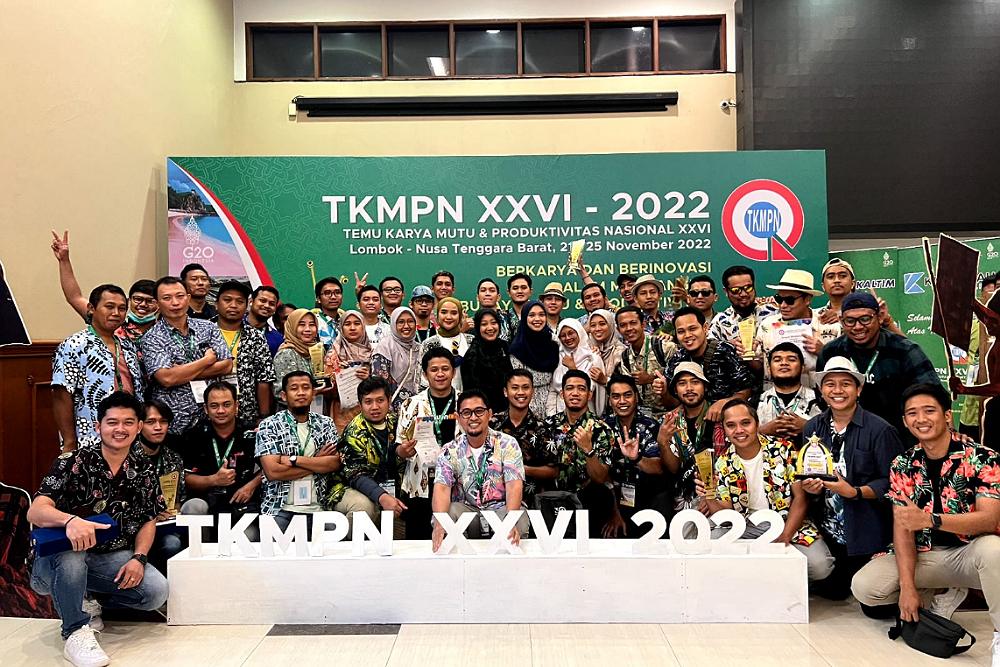  Kembangkan Inovasi Berkelanjutan, Pupuk Kaltim Borong Prestasi di TKMPN 2022