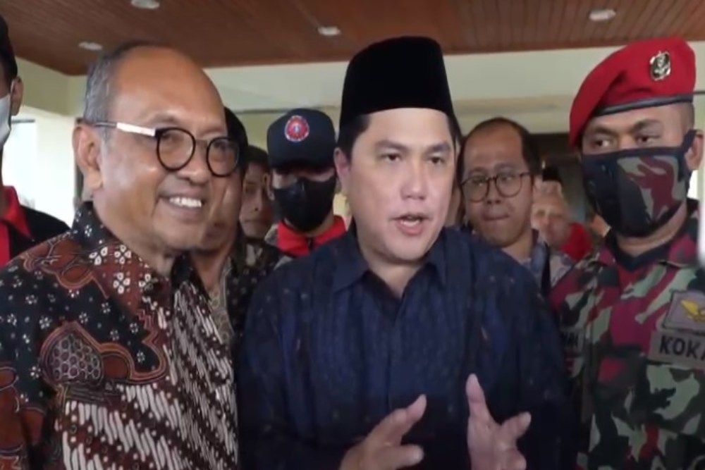  Erick Thohir Pertimbangkan Tawaran Masuk Bursa Ketua Umum PSSI