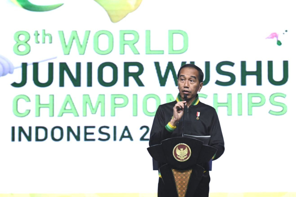 Buka Kejuaraan Dunia Wushu Junior Ke-8, Jokowi: Berlagalah dengan Gembira!