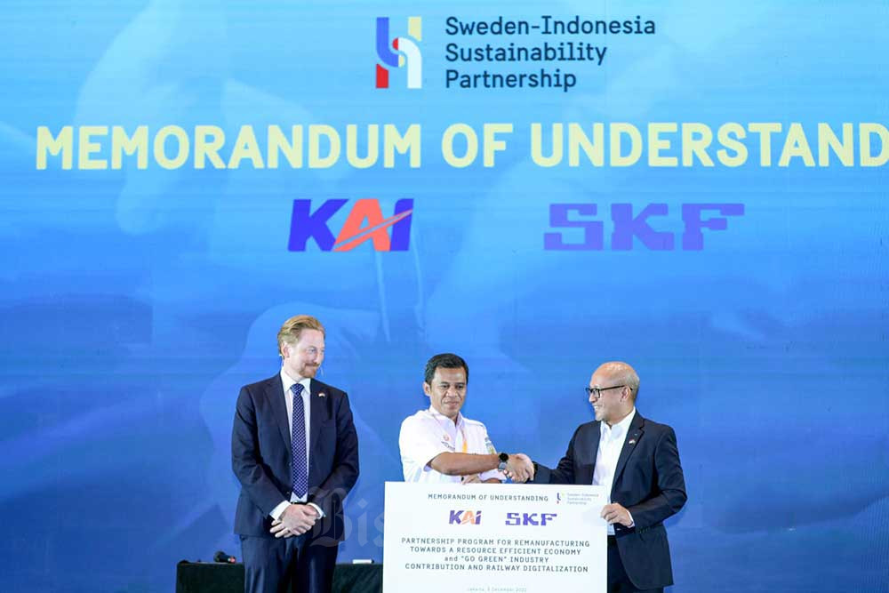  SKF Indonesia Kerja Sama Dengan KAI Tarkait Penyediaan Suku Cadang