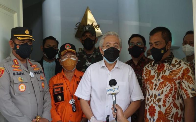 Kabareskrim Polri Komjen Polisi Agus Andrianto melakukan inspeksi mendadak (Sidak) ke pabrik obat PT Pyridam Farma di Cianjur Jawa Barat pada hari ini Jumat 9 Juli 2021./Istimewa