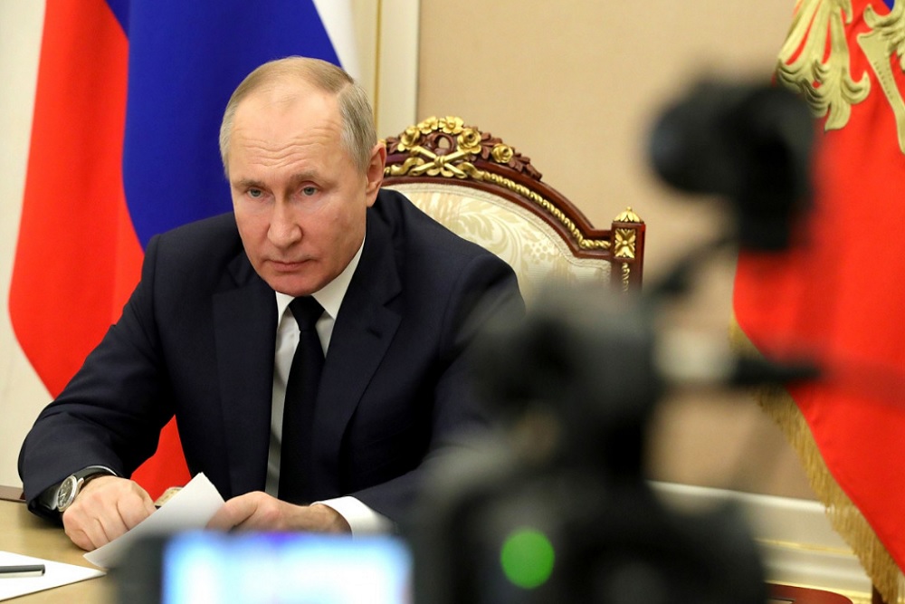 Putin Peringatkan Konflik dengan Ukraina akan Berlangsung Lebih Lama. Presiden Rusia Vlamidir Putin/Dok. Kremlin