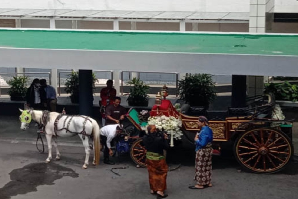  Jelang Akad Nikah Kaesang-Erina, Ini Penampakan Kereta Kuda di Royal Ambarrukmo