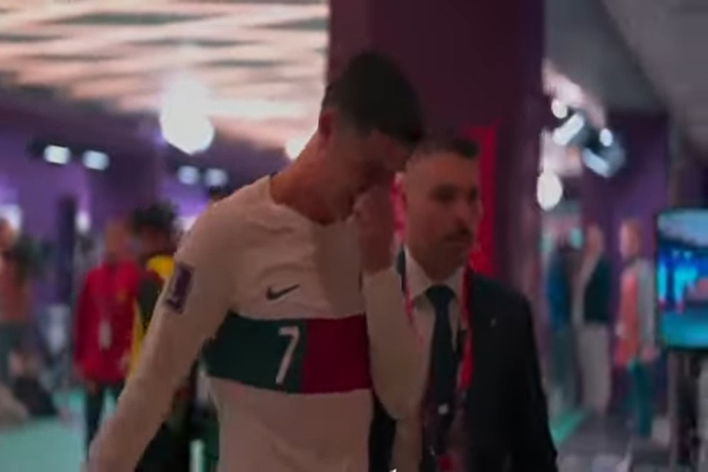  Tangis Ronaldo Pecah Usai Portugal Tersingkir dari Piala Dunia 2022